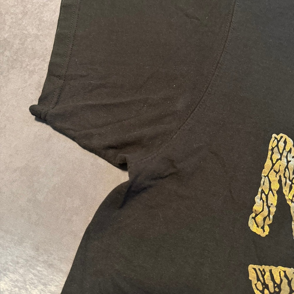 VTG Naughty By Nature T.T.B USA Hip Hop Graphic T-Shirt Black Gold Mens 2XL XXL - Picture 8 of 9